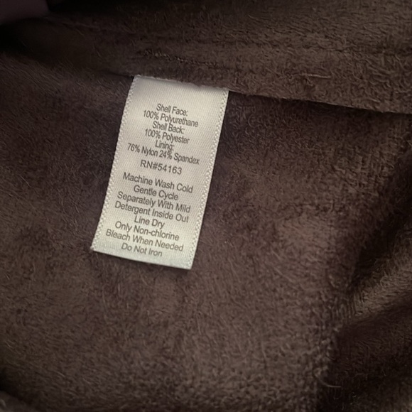 Women’s Mark New York Polyurethane Expresso Brown Pants Size 2X NWT Retail $83 - Picture 10 of 10